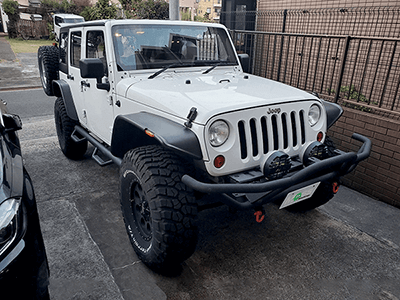 Mossガレージの中古車買取実績｜クライスラー Jeep ラングラー｜千葉県浦安市のお客様｜2013(平成25)年08月登録｜走行距離49,846km