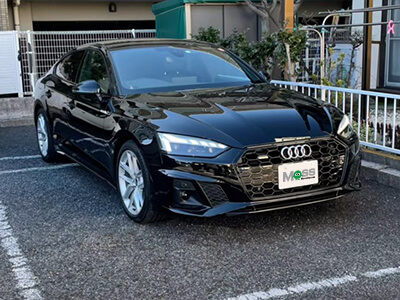 Mossガレージの中古車買取実績｜アウディ A5｜東京都中野区のお客様｜2021(令和3)年05月登録｜走行距離3,466km