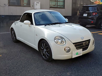 Mossガレージの中古車買取実績｜ダイハツ コペン｜東京都中野区のお客様｜2021(令和3)年02月登録｜走行距離7,229km