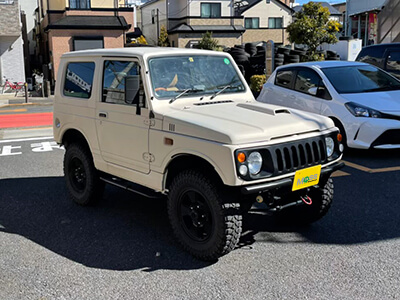 Mossガレージの中古車買取実績｜スズキ ジムニー｜東京都中野区のお客様｜1996(平成8)年01月登録｜走行距離125,474km